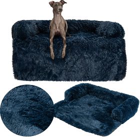 DOG BED FOR SOFA PJ-021 DARK BLUE M, PuppyJoy