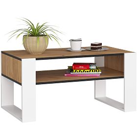 DOMI COFFEE TABLE CRAFT OAK / WHITE