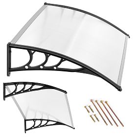 Door Canopy 100x80 cm Polycarbonate Cover 100x80 cm