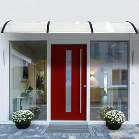Door Canopy 120x80 cm Polycarbonate Awning
