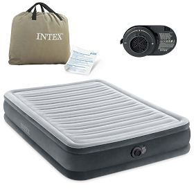 Double Inflatable Mattress with Automatic Pump - 191x137 cm INTEX 67768, INTEX