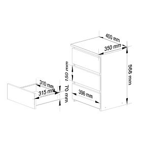 DRESSER CL3/40 PK GRAPHITE GRAY