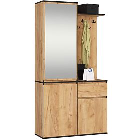 ENTRO PK CRAFT OAK HALLWAY SET