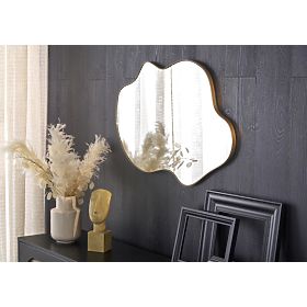 ESSENT Wall Mirror, Gold (1p=1pc), Halmar