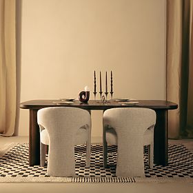 Extendable Table Marbella 160-200 cm, Rectangular, Dark Oak, lectus