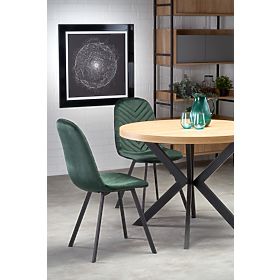 Extendable Table PERONI Golden Oak - Black