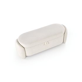 FICARIA bench with storage function cream (1P=1PC), Halmar