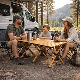 Folding Camping Table 120x60 cm with Bag MultiGarden, MultiGarden