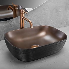 Furniture Washbasin Rea Belinda COPPER BRUSH / Black, Rea