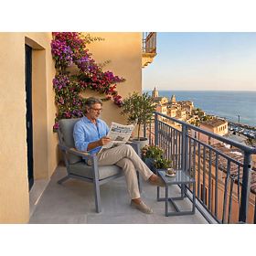 Garden Aluminum Chair MISTERIOSO Comfortable Seat