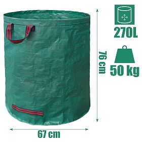 Garden Bag FORKIS Large Sturdy 270L