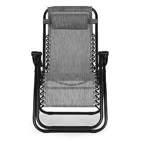 Garden Beach Chair with Adjustable Backrest ZERO GRAVITY ModernHome - Gray