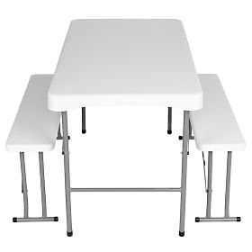 Garden Catering Set STANLEY Table + 2 Benches