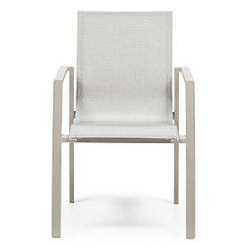 Garden Chair Canelli Aluminum, Light Beige