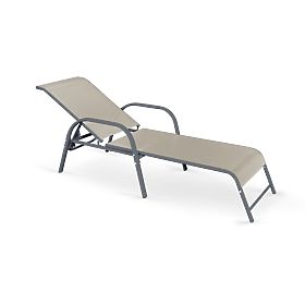 Garden Lounger MOSLER - Grey
