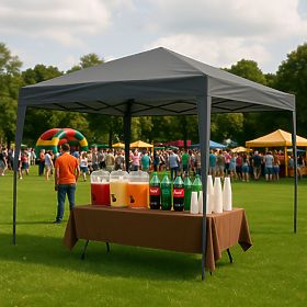 Garden Pavilion Tent 3x3 m Automatic Pop-Up Canopy for Garden and Terrace MultiGarden