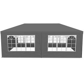 Garden Sales Tent 3x6 m 6 Walls Gray MultiGarden