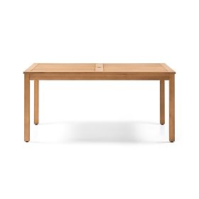 Garden Table Familis, 160 cm, Teak Look, FSC Eucalyptus Wood, lectus