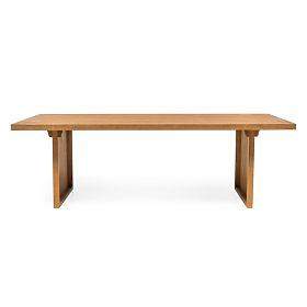 Garden Table Familis II 240 cm, Eucalyptus Wood FSC, Teak Look
