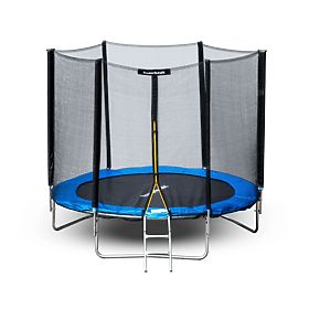 Garden Trampoline with External Net Diameter 10 ft 304-312 cm + Ladder