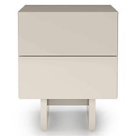 Glim Nightstand, Cashmere, Glossy, lectus