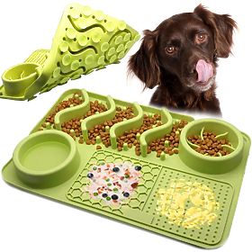 GREEN SLOW FEEDING LICK MAT, Tutumi