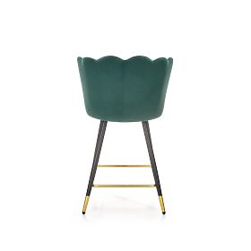 H106 Bar Stool Dark Green (1p=2pcs)