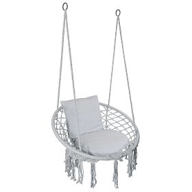 Hanging Chair Stork Nest TOGO Gray Cushions