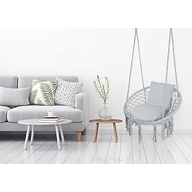 Hanging Chair Stork Nest TOGO Gray Cushions