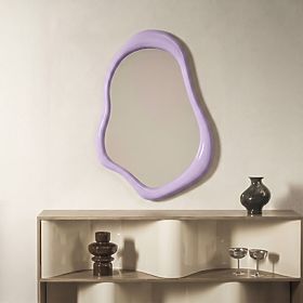 Hanging Mirror Maluma, Lilac, Glossy