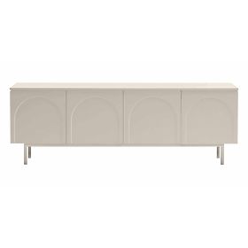 Helene Four-Door TV Cabinet, Cashmere, lectus