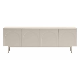 Helene Four-Door TV Cabinet, Cashmere, lectus