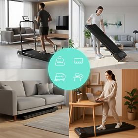 Home Treadmill with Electric Holder Walking Pad Training Under Desk 10 km/h ModernHome
