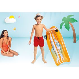 Inflatable Swimming Board with Handles for Children INTEX 58165 ORANGE