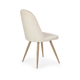 K214 Chair Dark Cream / Honey Oak (2p=4pcs)