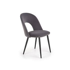K384 Chair Gray/Black (1p=4pcs)