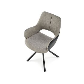 K494 Chair Grey/Black (1p=2pcs), Halmar