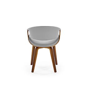 K544 Chair Grey / Walnut (1p=1pc)