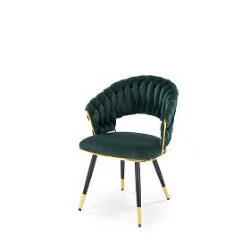 K551 Chair Dark Green (1p=2pcs), Halmar