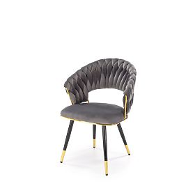 K551 Chair Gray (1p=2pcs), Halmar