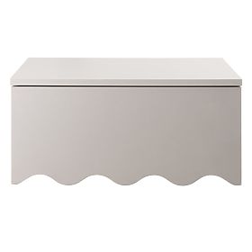 Kim Nightstand in Cashmere, Wavy