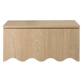 Kim Nightstand Oak Cremona Torro, Wavy