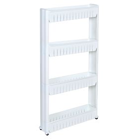 Kitchen Bathroom Shelf White 4 Levels Osmera