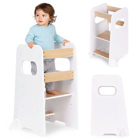 Kitchen Helper Montessori Adjustable Platform for Children ECOTOYS, EcoToys