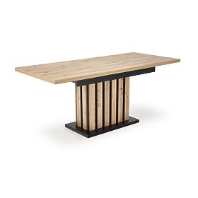 LAMELLO Extendable Table 160-210/90 cm Artisan Oak/Black