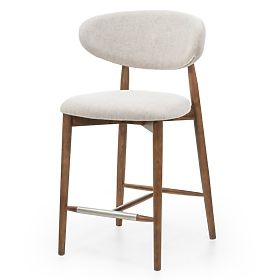Larnaca Bar Stool Beige/Brown