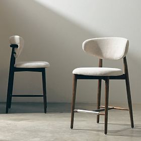Larnaca Bar Stool Beige/Brown