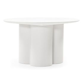Lazaro Coffee Table 80 cm, Round, Gray-Beige