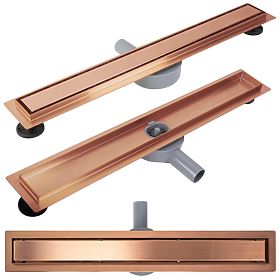 Linear Drain REA Neox for Brushed Copper 60