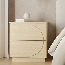 Looneta Nightstand Vicenza Oak, Arches